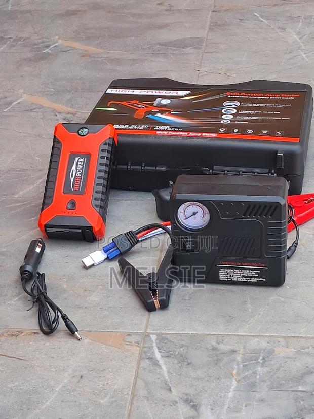 Car Emergency Jump Starter and Tire Inflation Set - main view