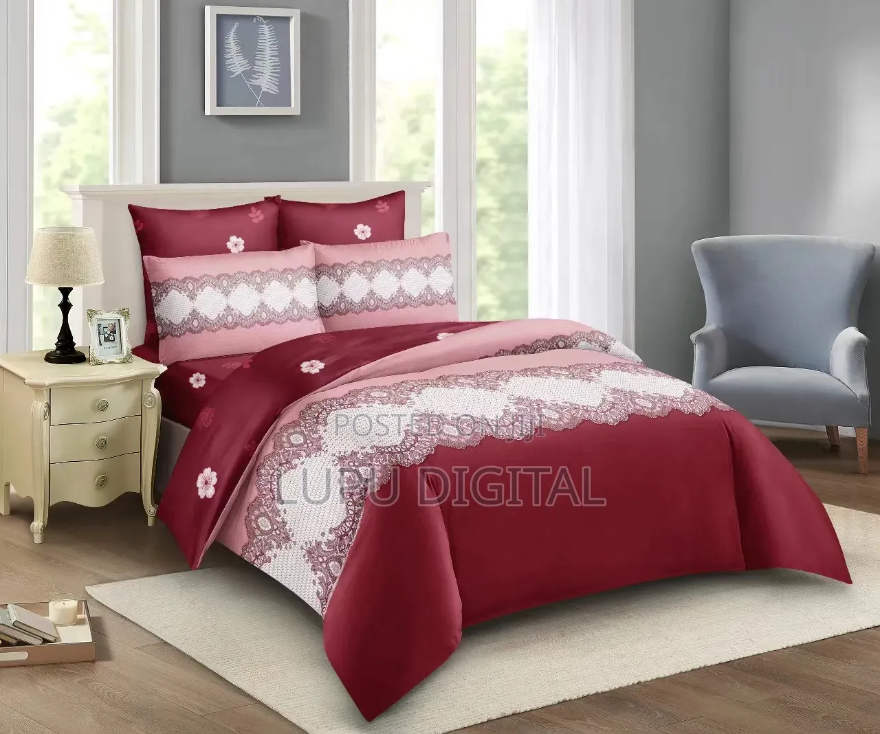 *High Quality Binded Duvets* 1 Duvet 1 Bedsheet 2 Pillowcases 5x6