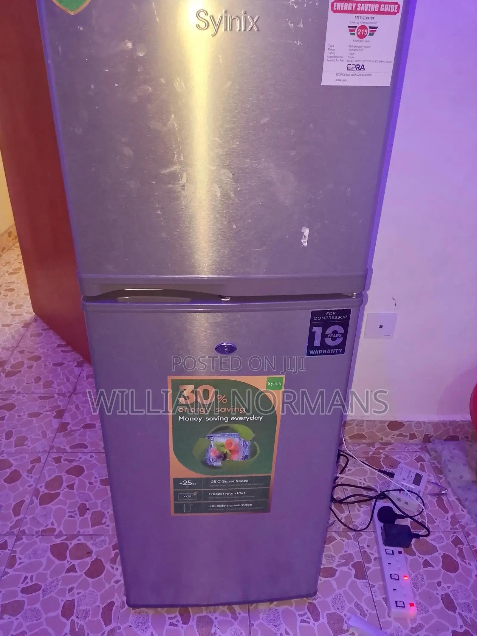 138 Litres Synix Fridge