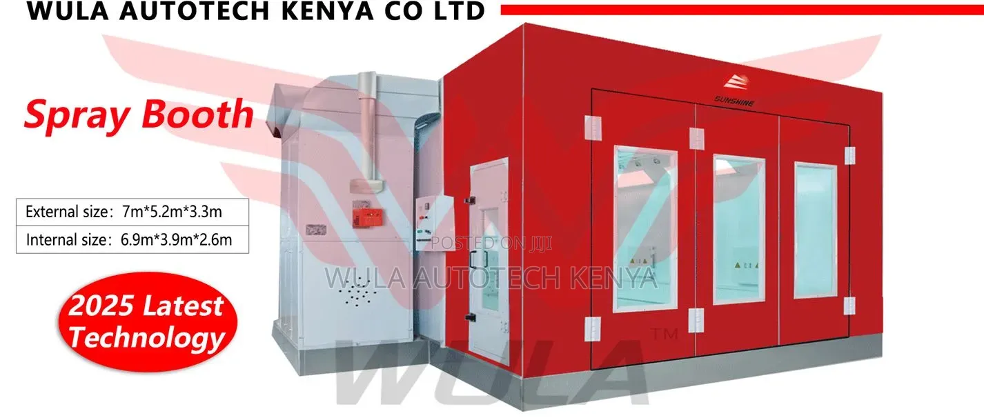 Precision Auto Body Spray Paint Booth With Power Heaters Sunshine