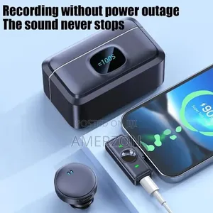 Wireless Dual Collar Microphone With Led Digital