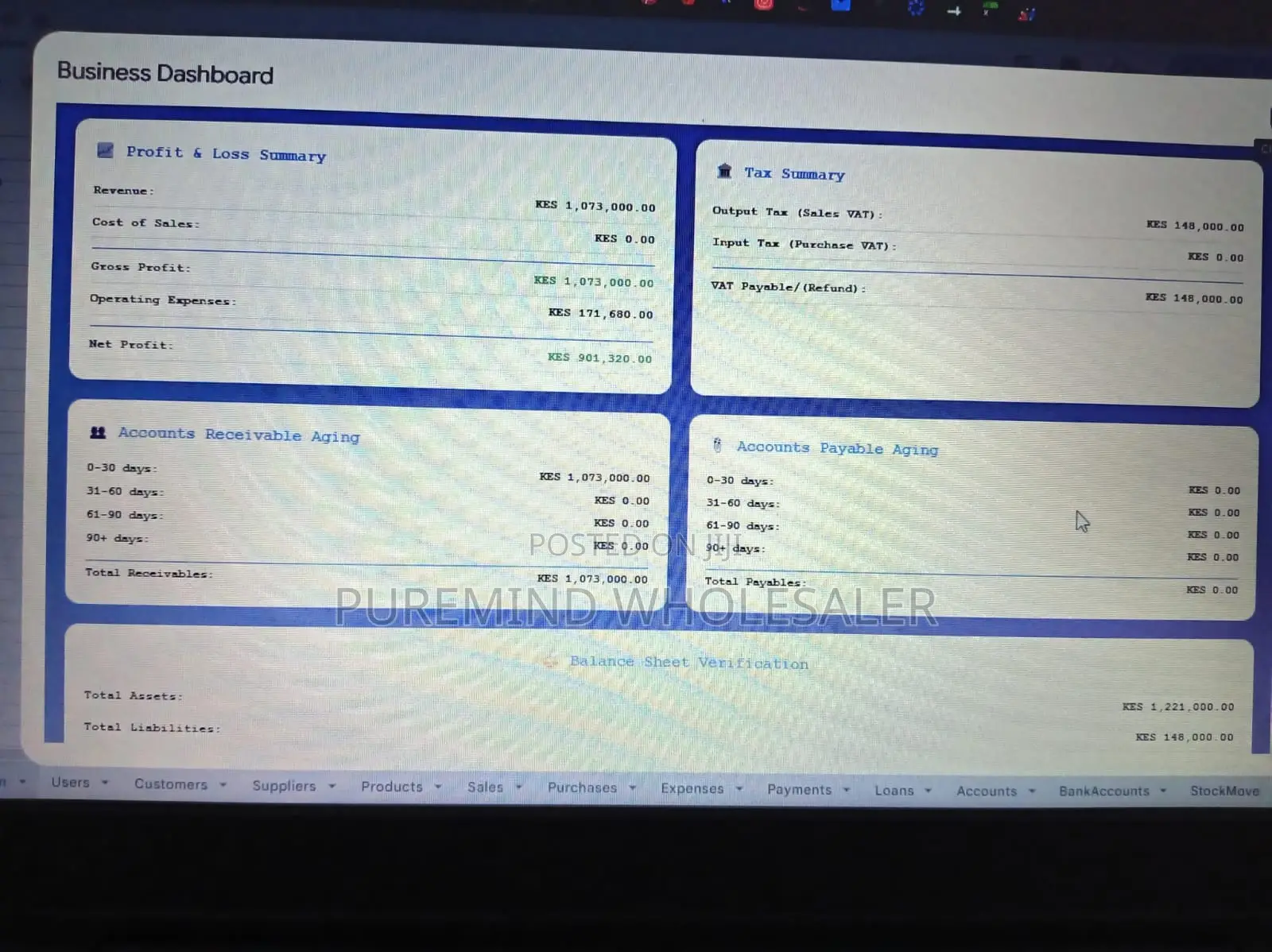 Google Sheets Accounting System