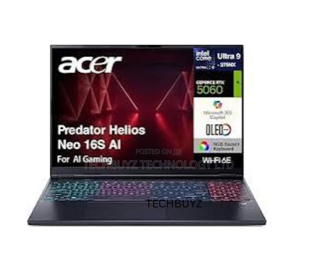 New Laptop Acer Predator Helios 16 16GB Intel Core Ultra 9 SSD 1T