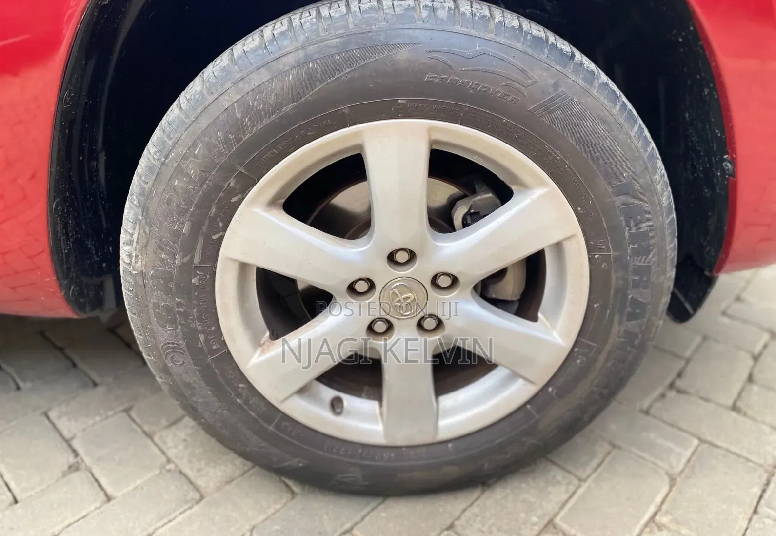 Toyota Vanguard 2009 Red