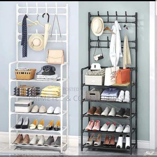 Shoe Rack With Hut Organizer