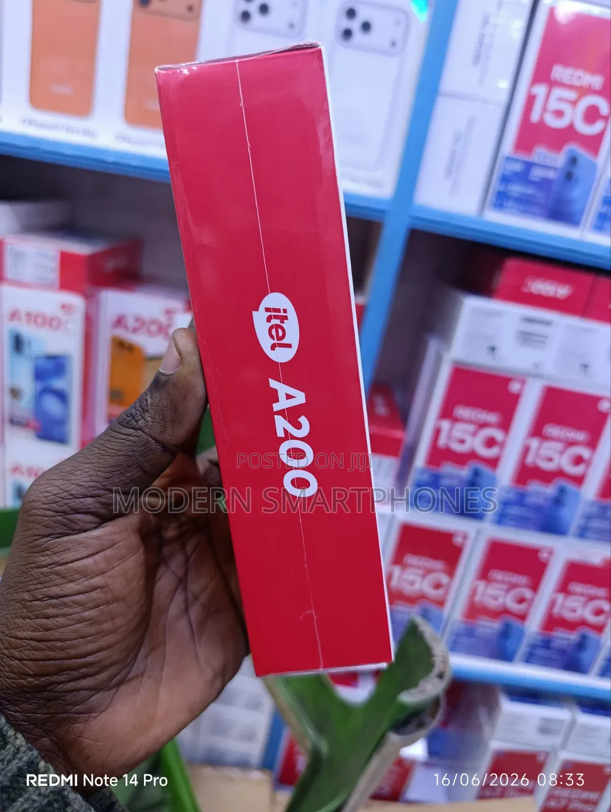 New Itel A200+ 128 GB Black