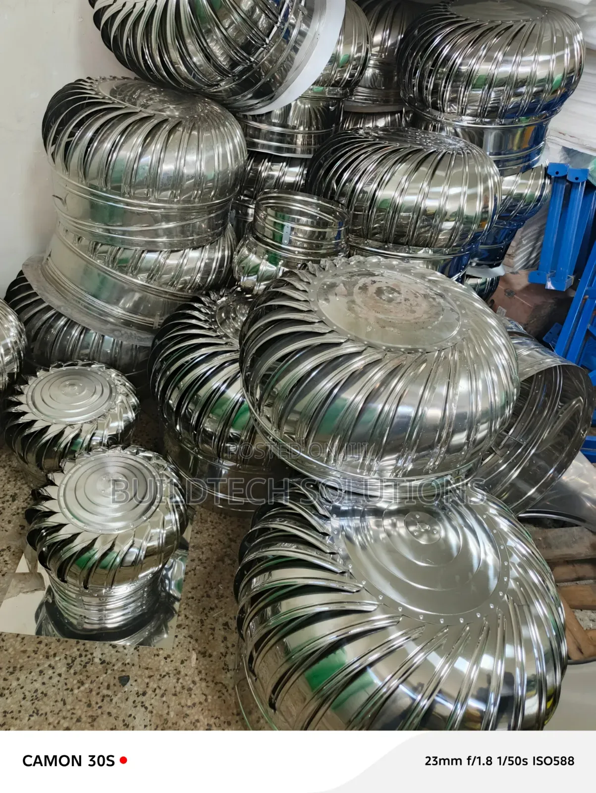 Air Ventilator Wind Driven Cyclones/ 500mm