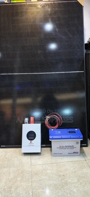 3.2kva Hybrid Inverter+300ah 12.8v+2pc 585 Solar Panels