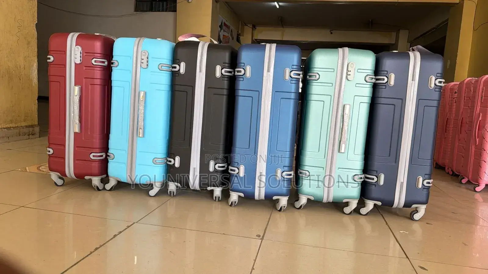 3 in 1 Fibre Laxurious Suitcase Briefcase Travel Bag; Size 4