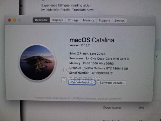 Desktop Computer Apple iMac 16GB Intel Core i5 HDD 1T - thumbnail 3