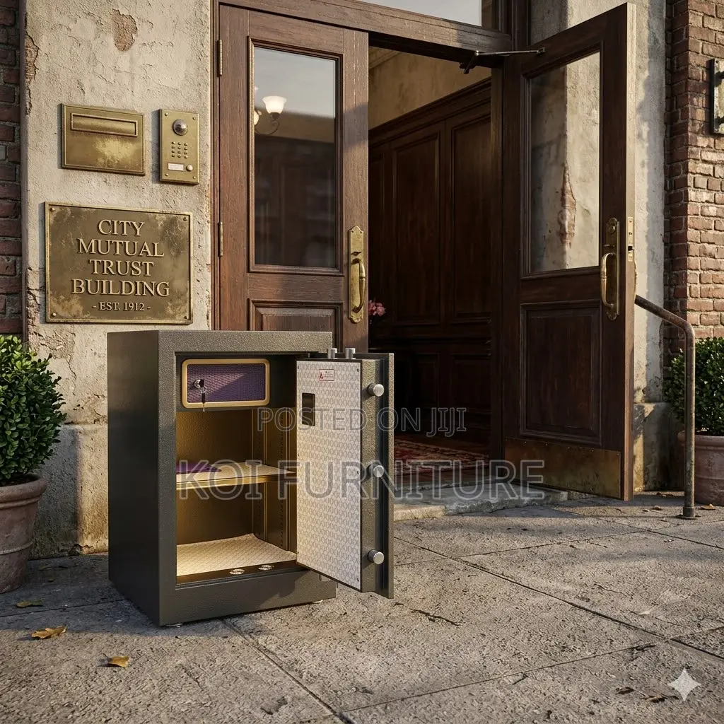 Office Safe; Fireproof Metallic Home Office Storage Safe