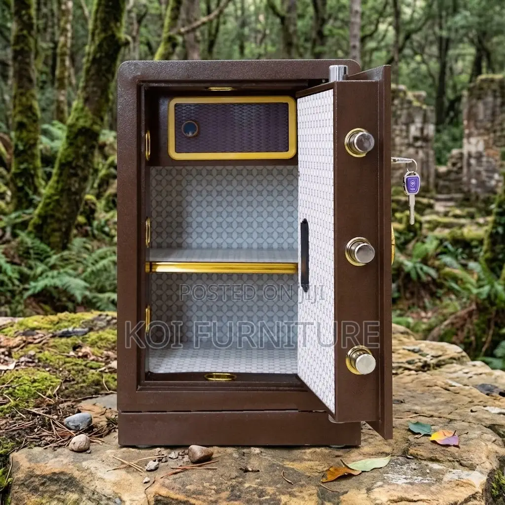 Office Safe; Fireproof Metallic Home Office Storage Safe