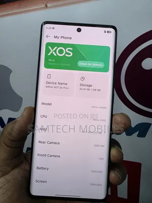 Infinix Hot 50 Pro+ 4G 128 GB Gray