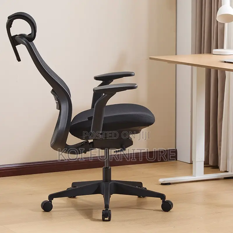 Office Chair; Ergonomic Swivel Fabeic Office Chair