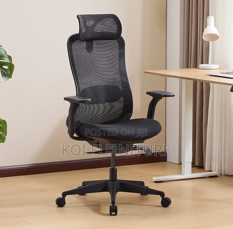 Office Chair; Ergonomic Swivel Fabeic Office Chair