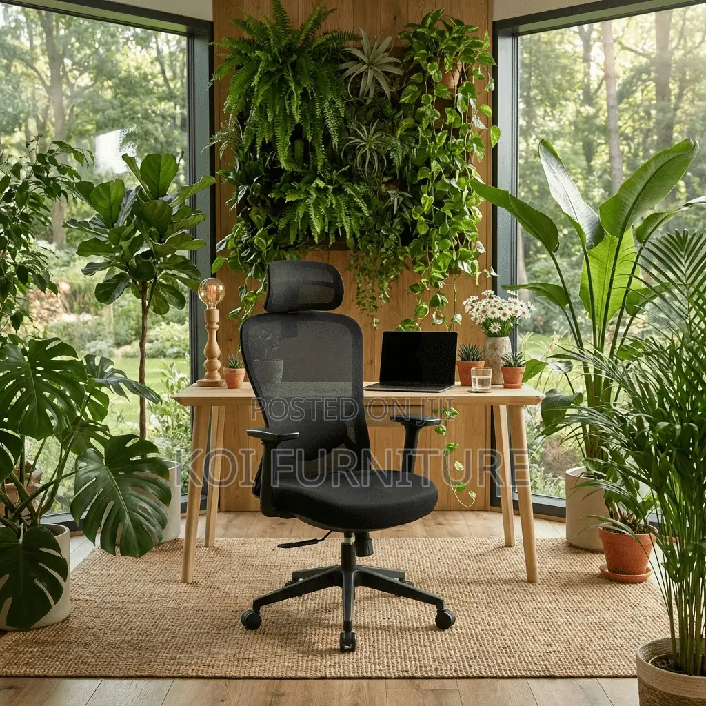 Office Chair; Ergonomic Swivel Fabeic Office Chair