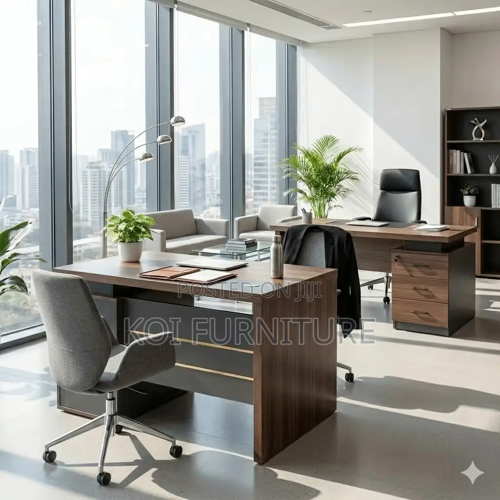 Office Desk; 1.4 Meters Wooden Executive Office Desk