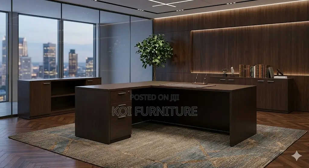 Office Desk; 1.4 Meters Wooden Executive Office Desk