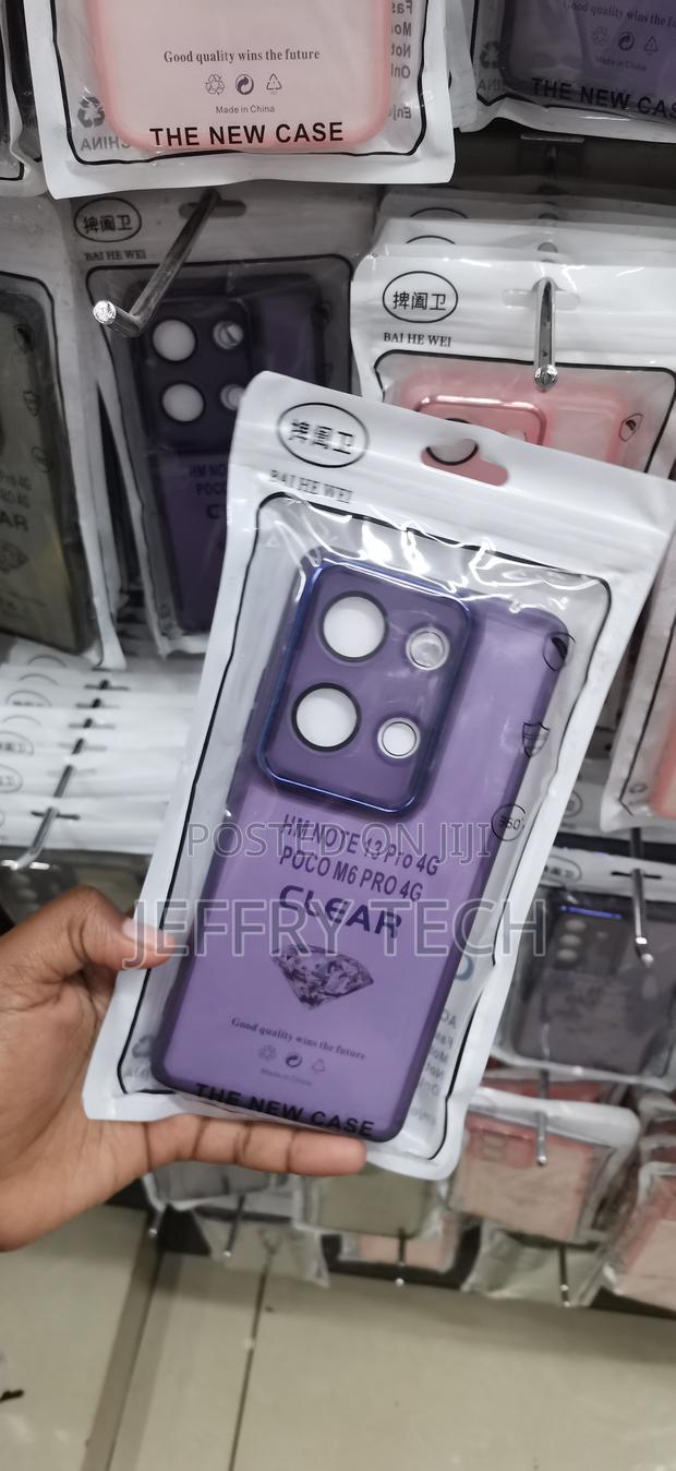 Xiaomi Redmi Note 13 Pro 4g Clear Purple Silicone Case - thumbnail 2