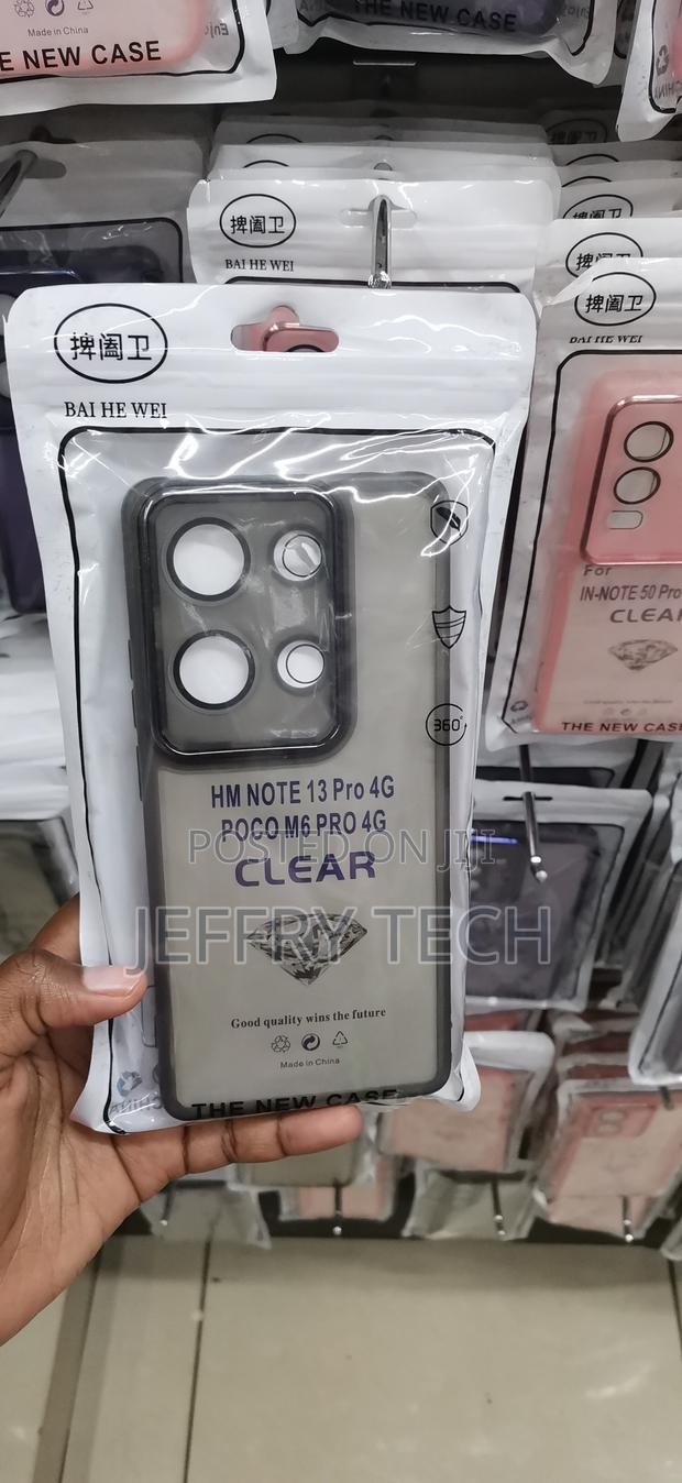 Redmi Note 13 Pro Matte Finish, and Decorative Diamond Motif Case