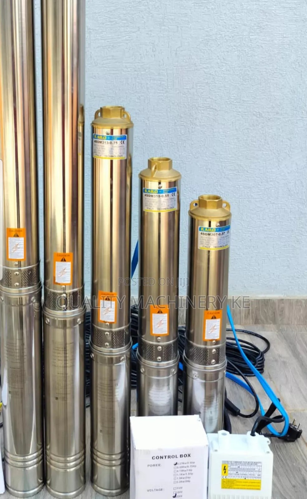 Low Noise Operation Kailo Submersible Pump 4.0hp