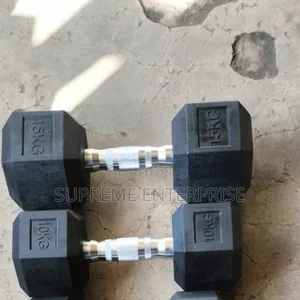 15 Kg Hexagonal Dumbbell