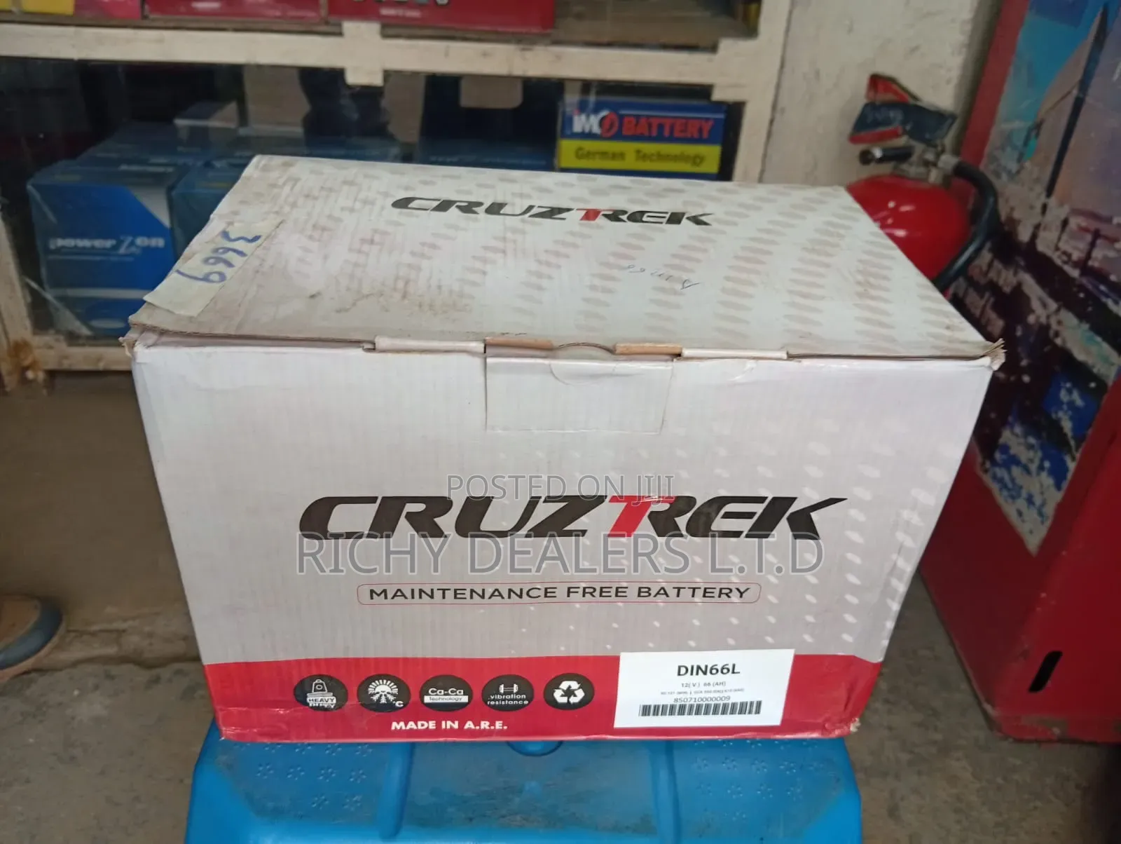 Din66 12v Cruztrek Battery