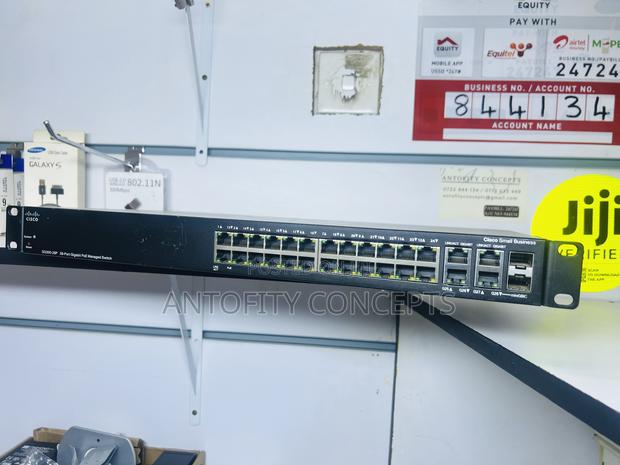 Cisco Sg300-28p Gigabit Poe Managed Switch