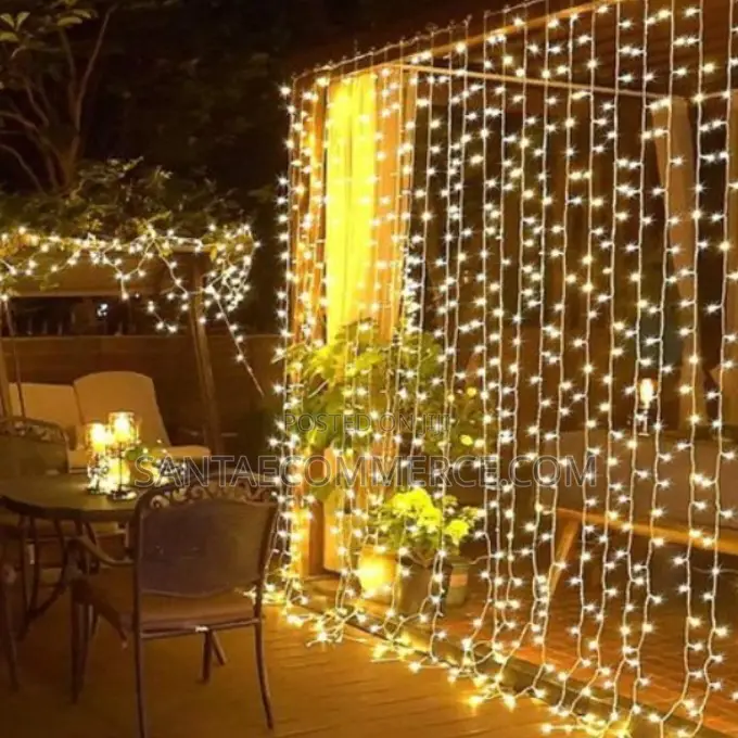 3 by 3m Hanging Decoration Warm White Festive Stringlight