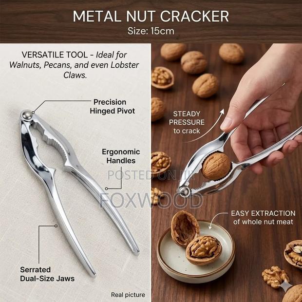 KMT Metal Nut Cracker – 15cm