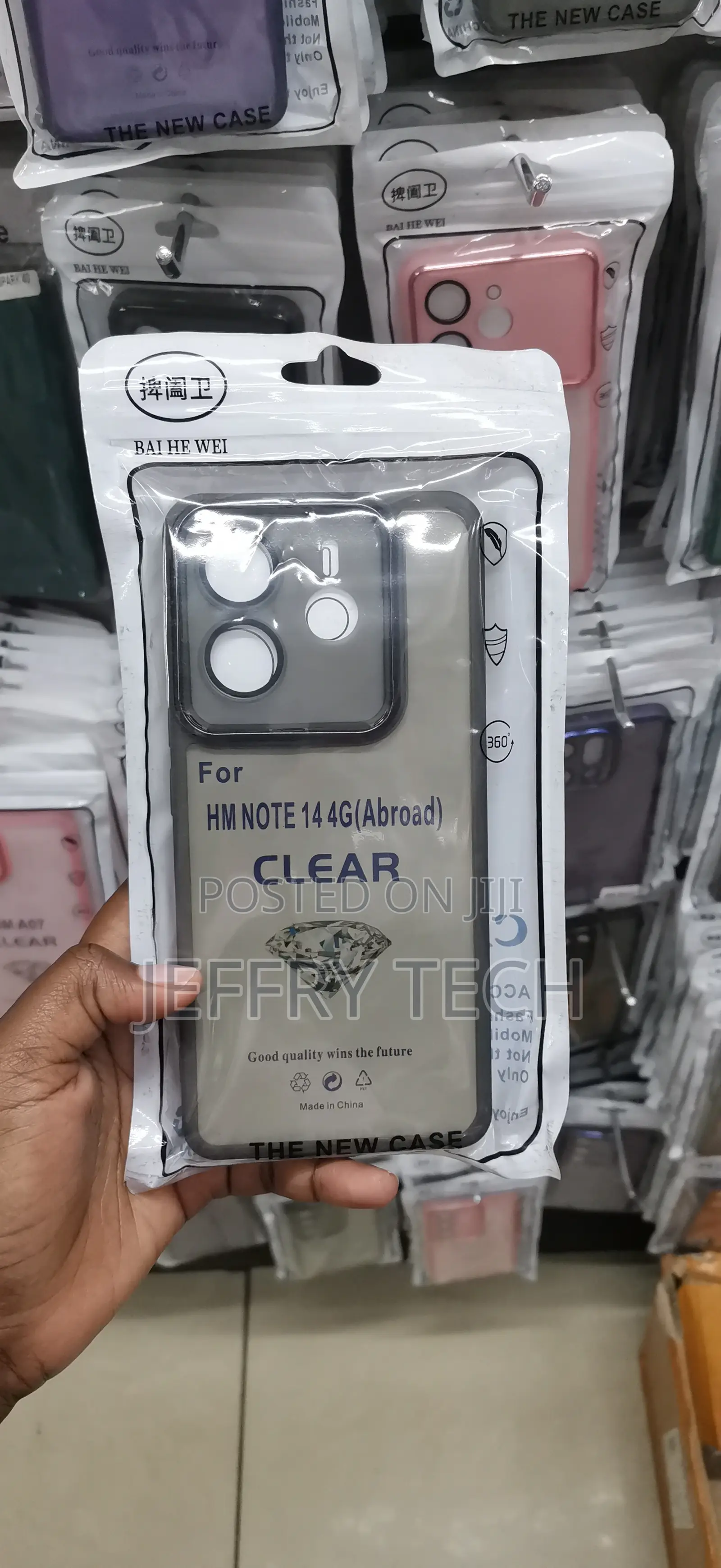 Redmi Note 14 4gsmoke-Tinted Tpu Protective Phone Case