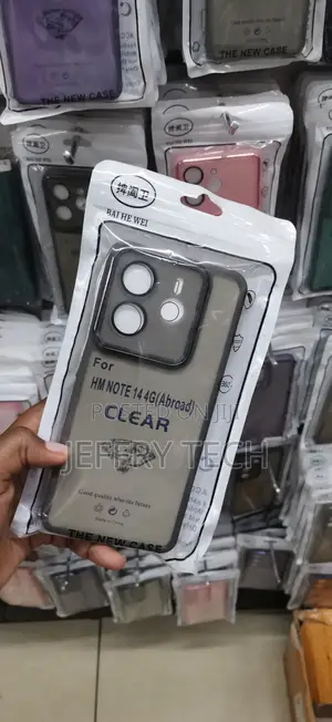 Redmi Note 14 4gsmoke-Tinted Tpu Protective Phone Case