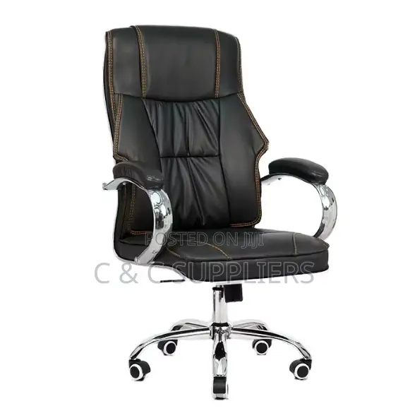 Office Leather Swivel Chair.