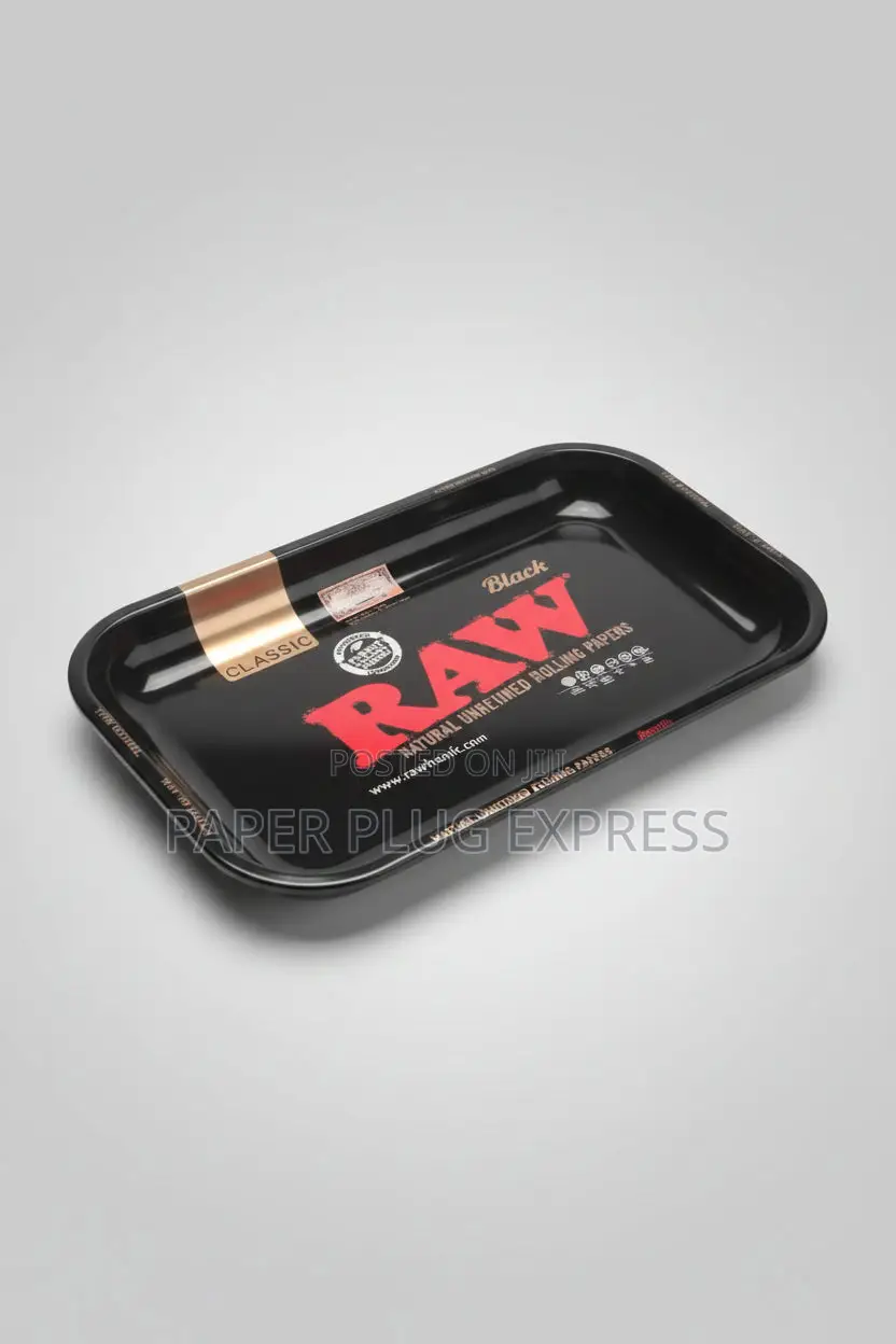 Raw Signature Rolling Trays Collection – Large 14" × 11"