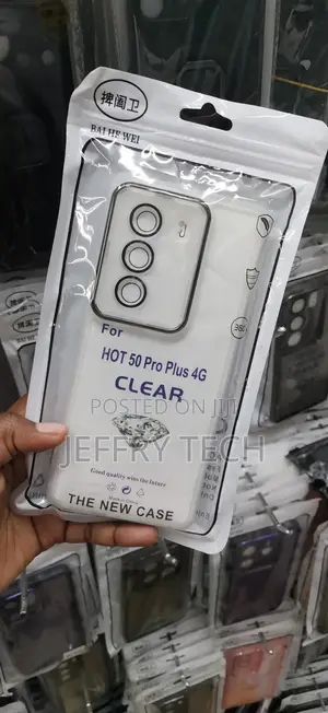 Infinix Hot 50 Pro+ 4g, Flexible, Shock-Absorbing Tpu Cover