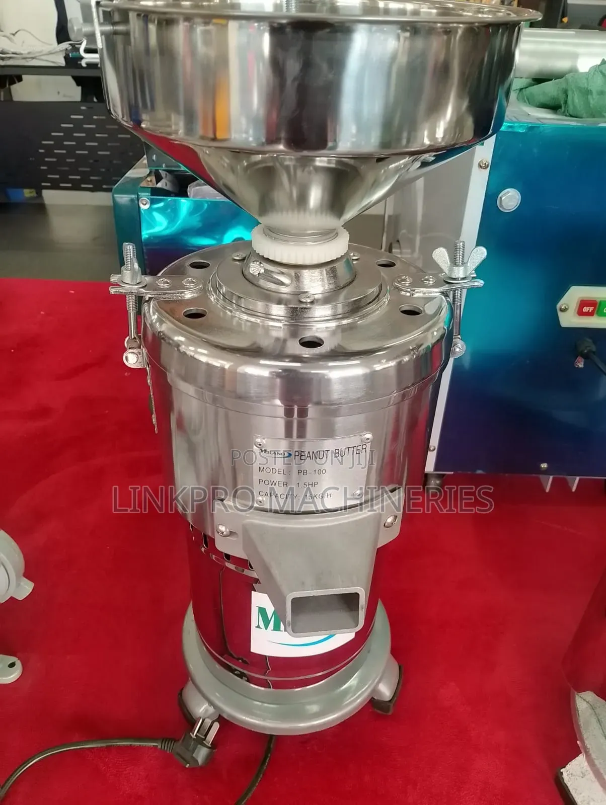 1.5hp Milano Peanut Butter Machine 15/Hr Production