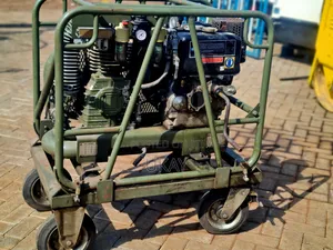 Uk Lister Diesel British Army Air Compressor Mobile.