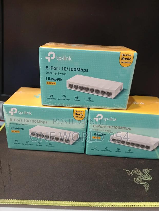 Tp-Link Ls1008 Desktop Switch 8-Port - thumbnail 4