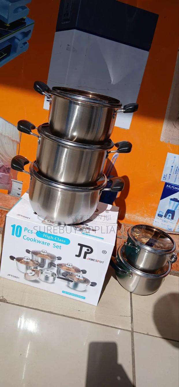 Jp Premium 10pcs Stainless Steel Cookware Collection