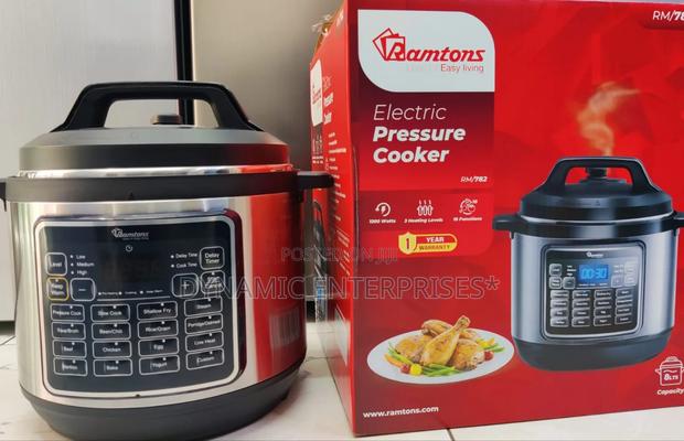 *Ramtons Electric Pressure Cooker 8litres Rm782