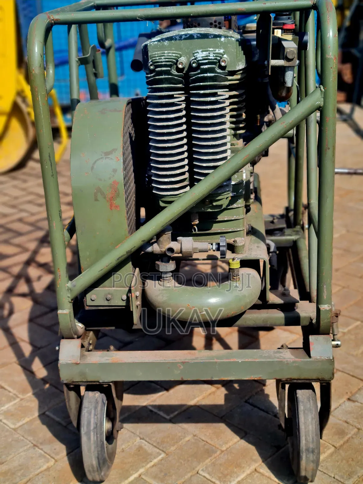 Uk Lister Diesel British Army Air Compressor Mobile.