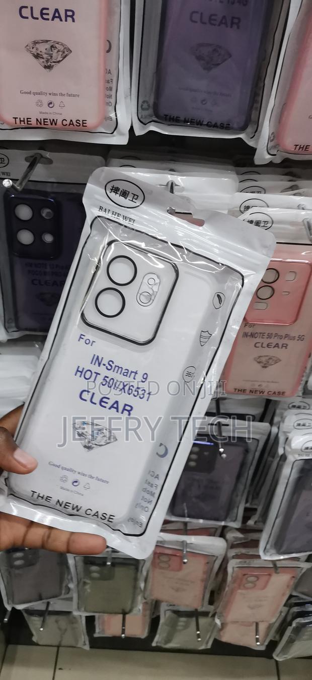 Infinix Smart 9 Clear Back Stylized With a Diamond Graphic Cover - thumbnail 2