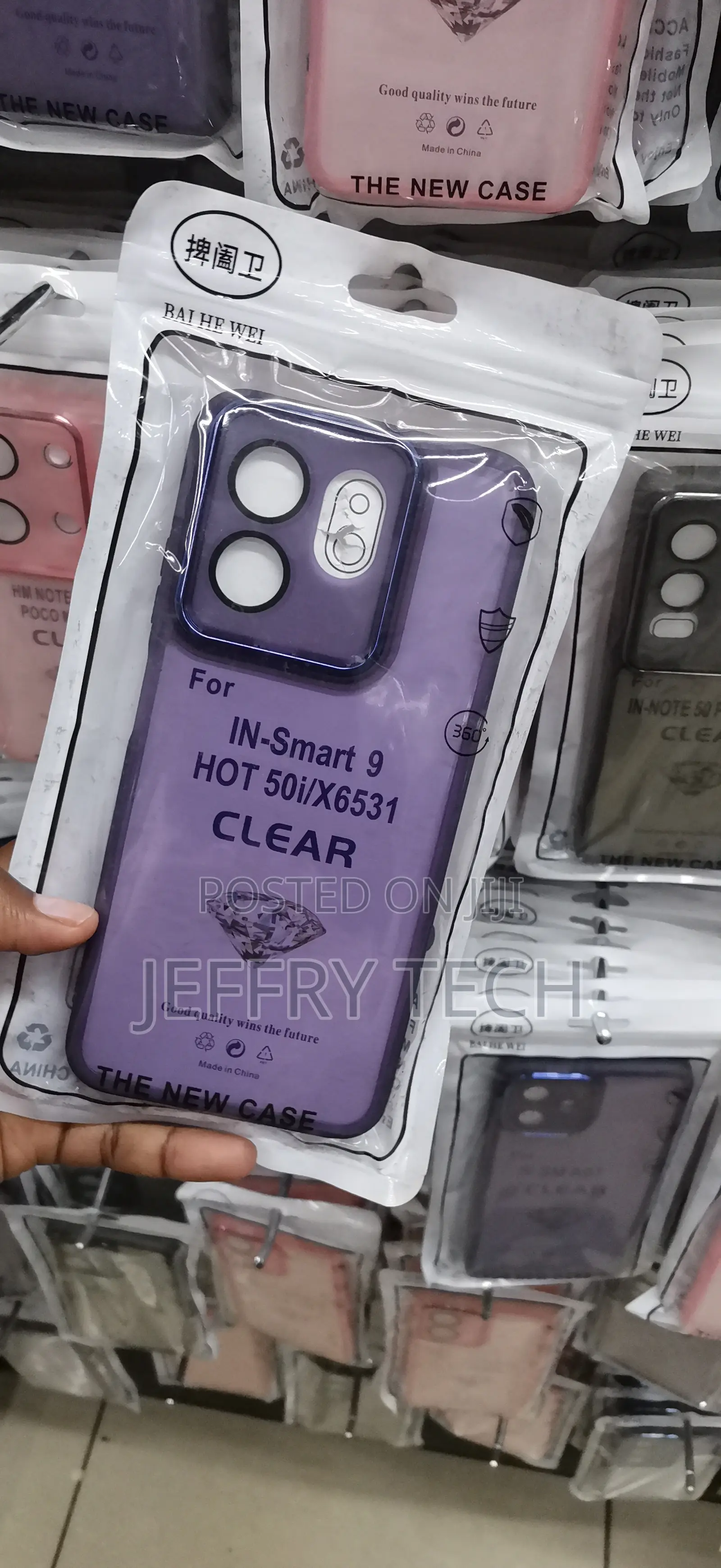 Infinix Smart 9 Shock-Absorbing Bumper Edges Cover