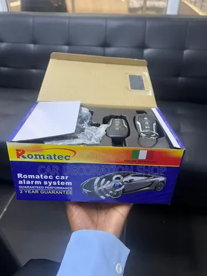 Romatec Car Alarm System With 2 Unique Remote Keys Button