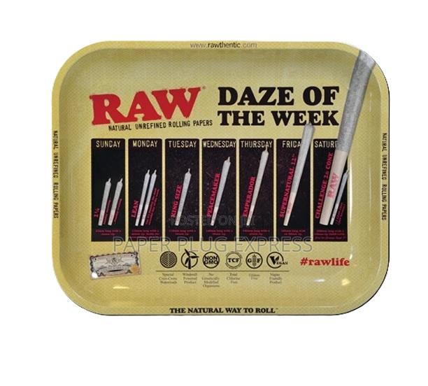 Raw Rolling Trays Collection – Large 14" × 11" Daze of the Week