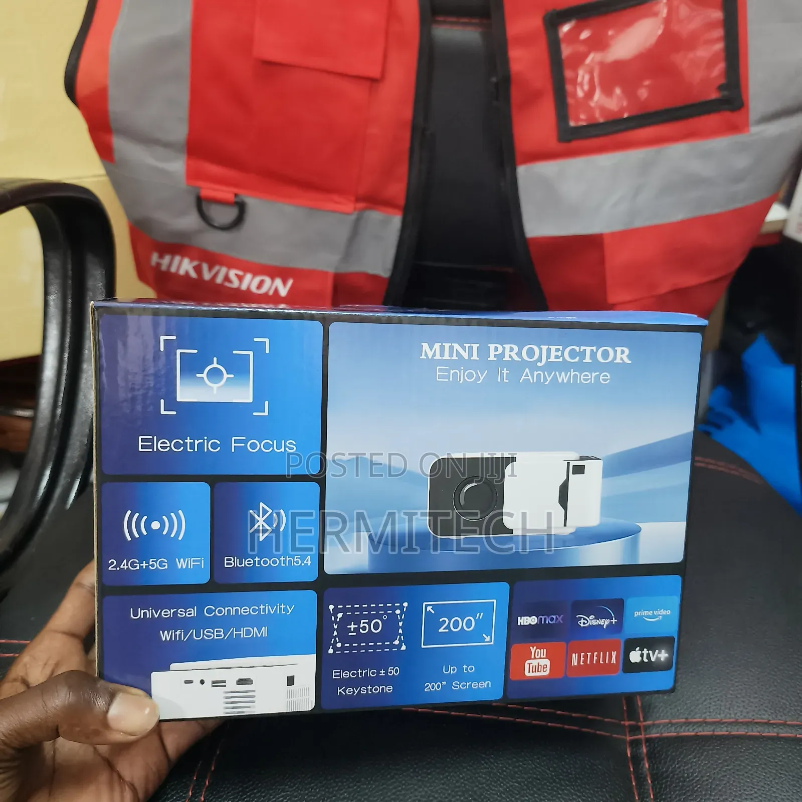 T6 Mini Projectors Wifi Enabled Bt and Wifi Connection