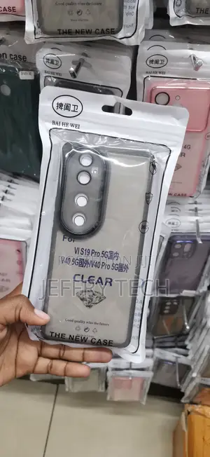 Vivo V40,Frosted, Clear Hybrid Protective Phone Case