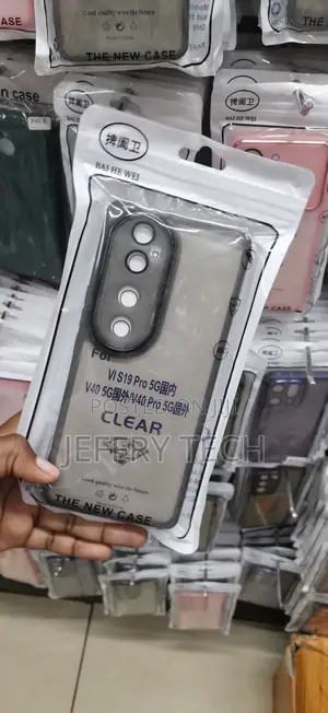 Vivo V40,Frosted, Clear Hybrid Protective Phone Case