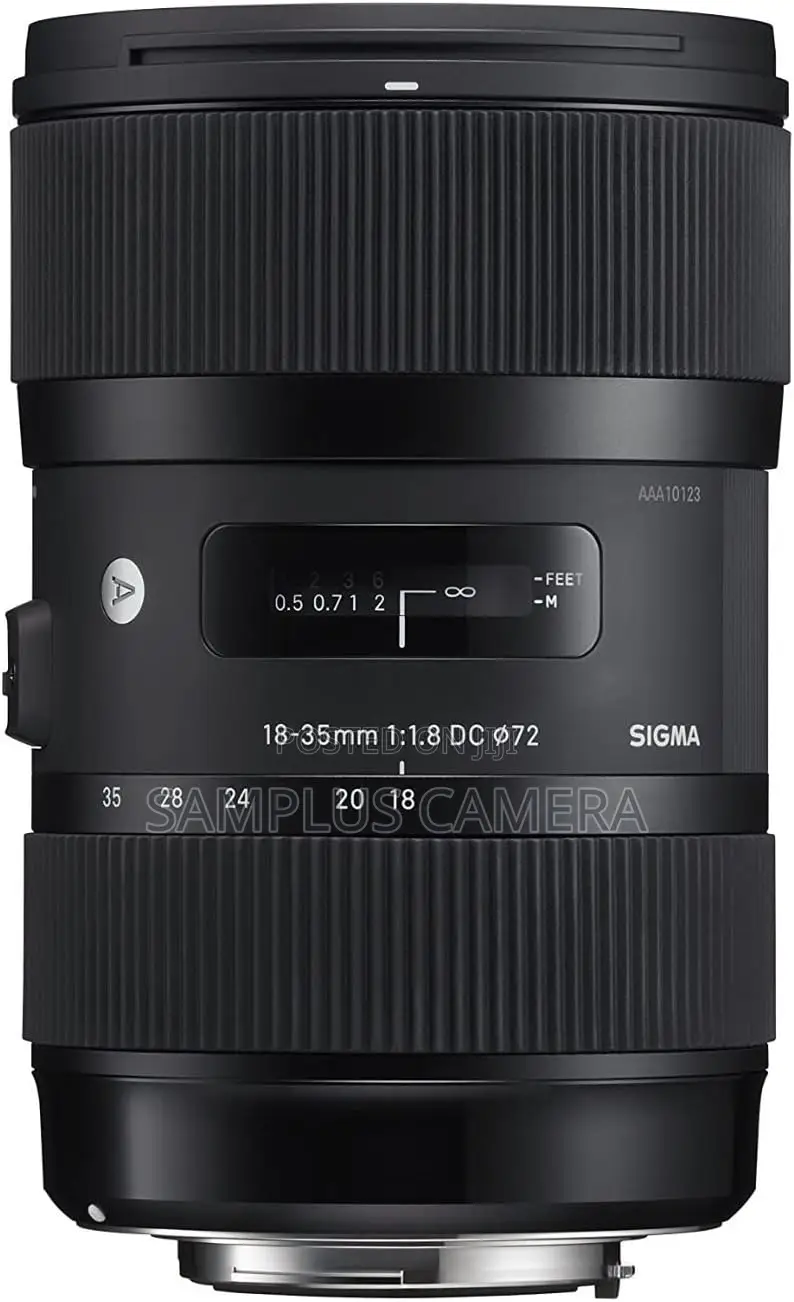 Sigma 210101 18-35mm F1.8 Dc HSM Lens for Canon Aps-C DSLRS (Black)