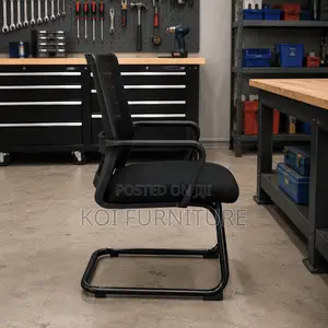 Office Chairs; Ergonomic Mid Back Mesh Offce Chairs With Sled Basement